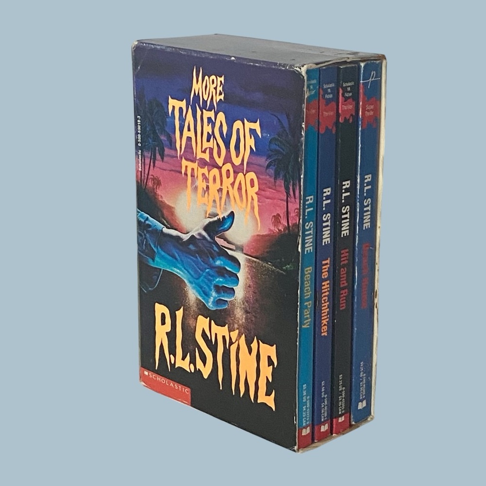 R.L STINE More Tales Of Terror 4 Book Box Set 1st Edition Scholastic Vintage 90s